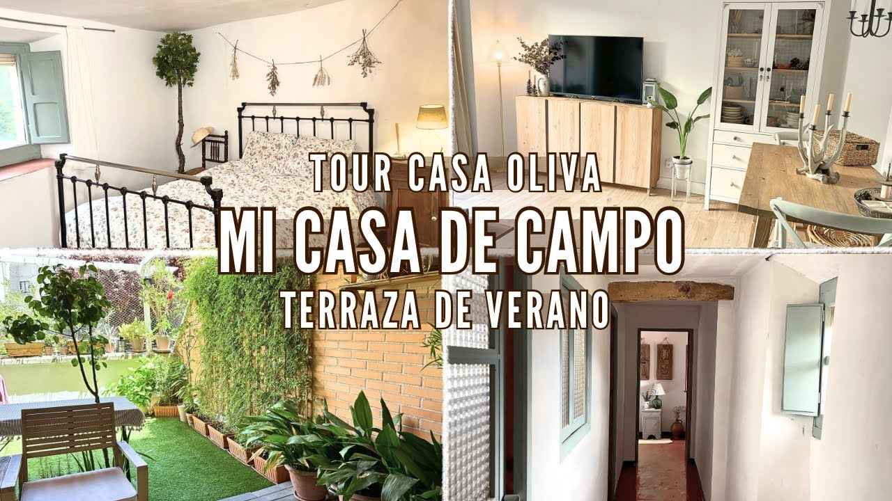 CAMBIOS en la CASA DE CAMPO 🏡 Actualización de la TERRAZA 🌿 TOUR por CASA OLIVA 🫒 Deco, DIY, IDEAS 🤭