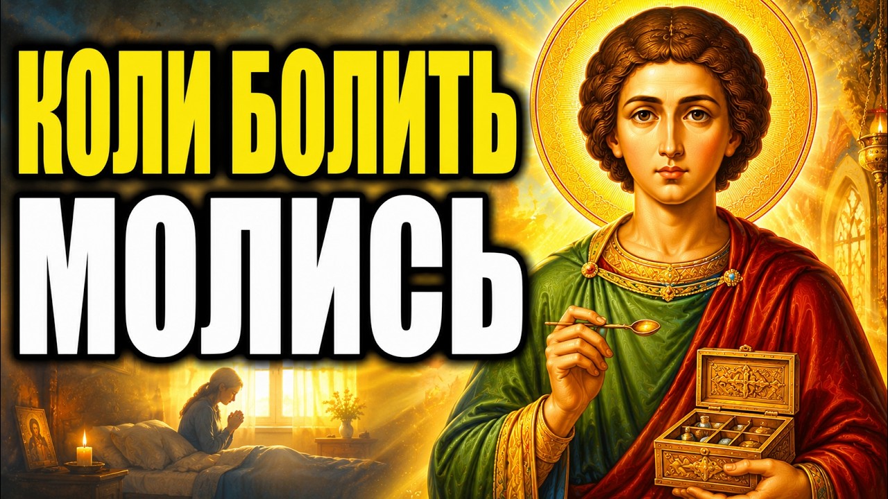 ПОСЛУХАЙ ХОЧА Б 1 ХВИЛИНУ! Коли немає сил терпіти біль... Сильна молитва про здоров'я та зцілення
