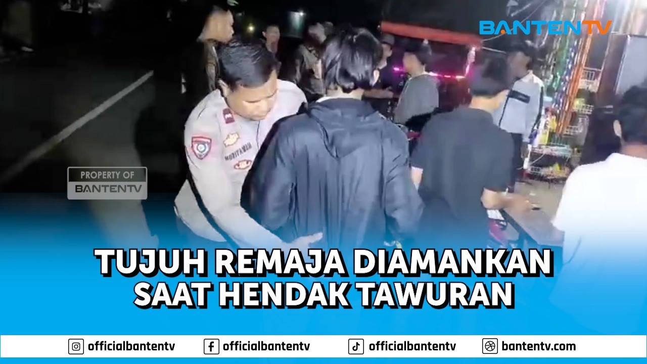TUJUH REMAJA DIAMANKAN SAAT HENDAK TAWURAN