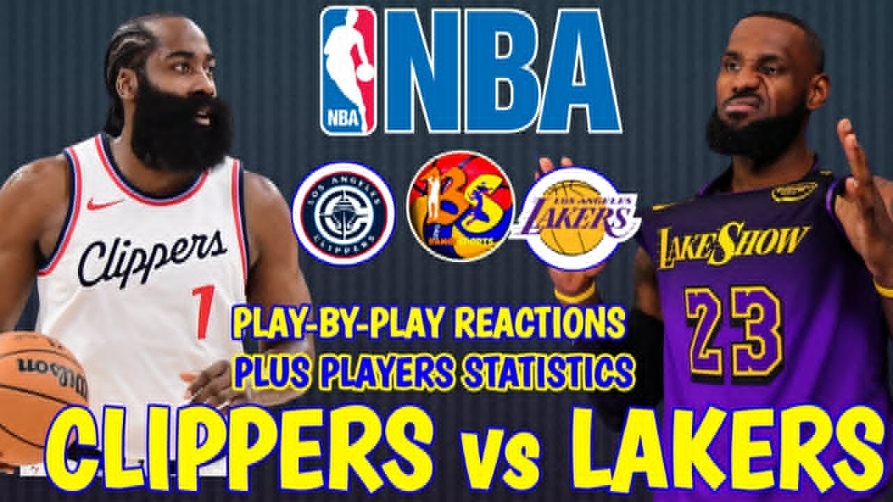LA LAKERS at LA CLIPPERS I NBA SEASON 2025-26 I PLAY-BY-PLAY REACTIONS & PLAYERS STATISTICS