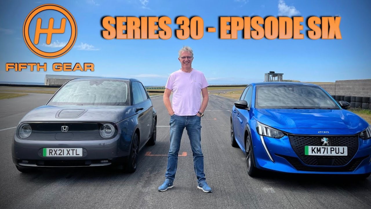 Honda e v Peugeot e-208:  Series 30 - Episode 6 FULL Episode | Fifth Gear