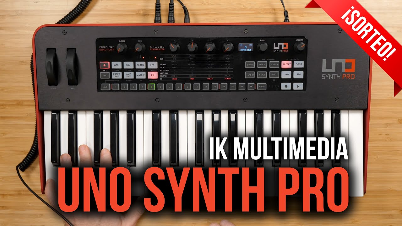 Review de IK Multimedia Uno Synth Pro, sinte analógico parafónico