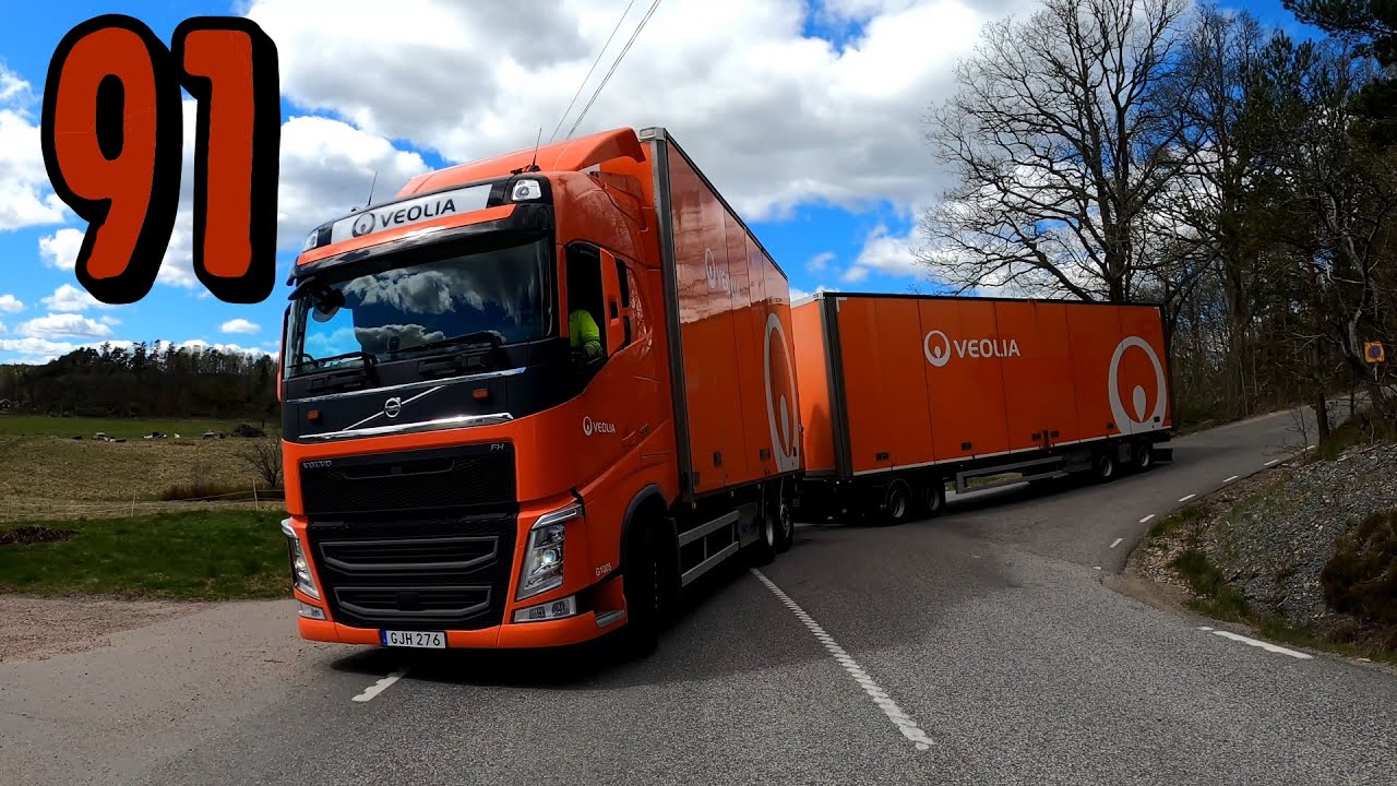 Trucker Dashcam #91 Car plows into road Construction!
