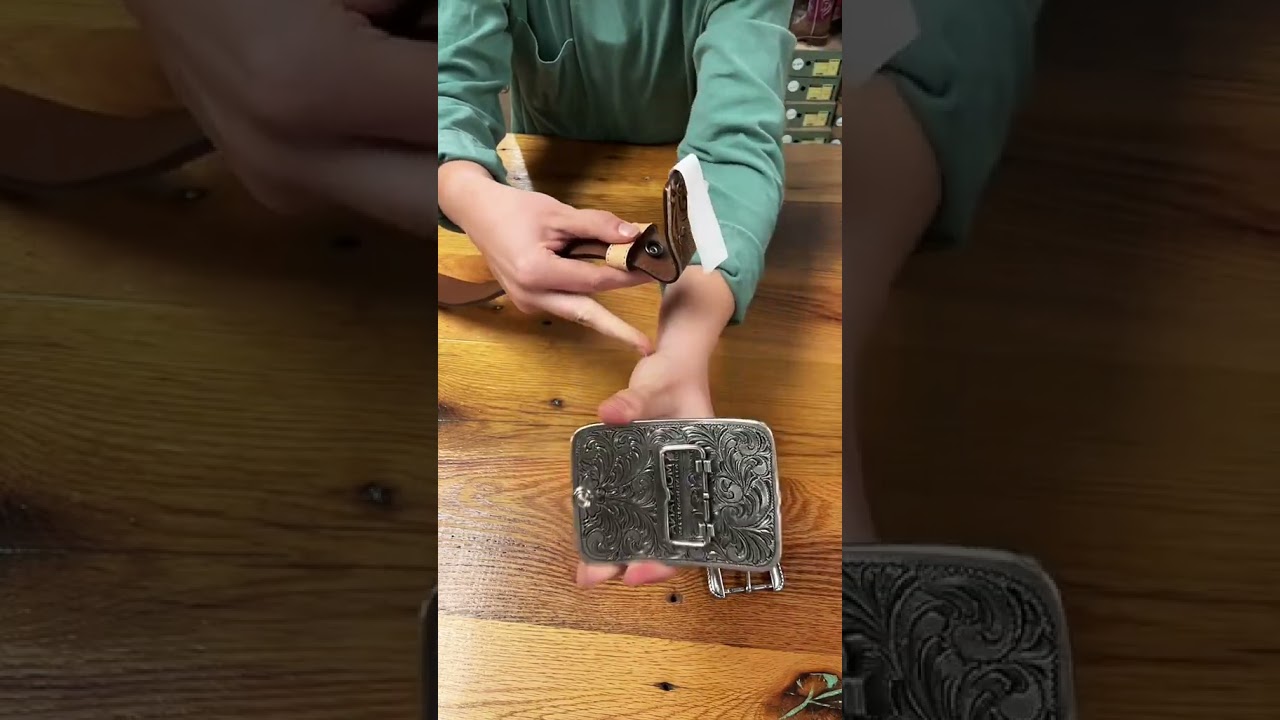 Learn how to change out your belt buckle with us!