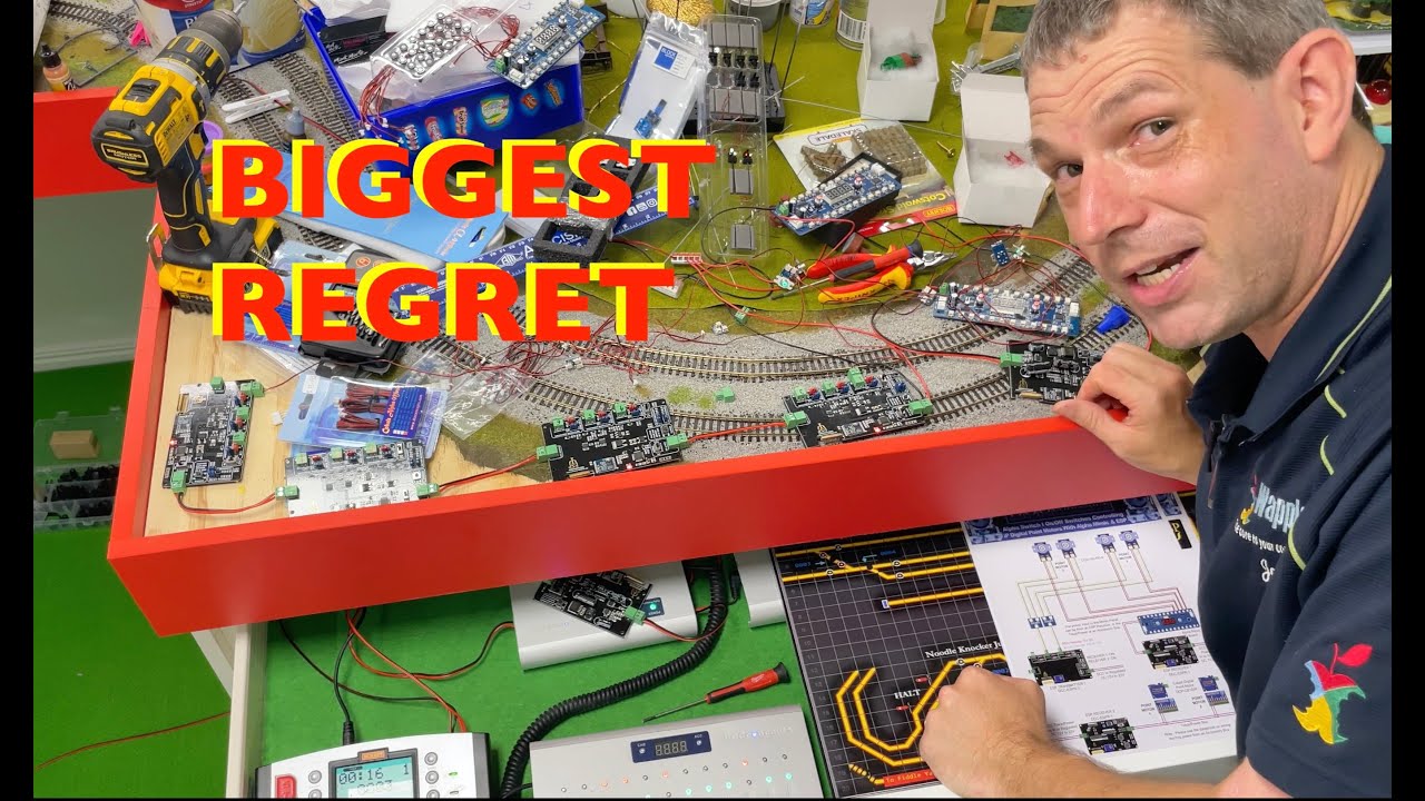 Josef - Model Railway & Toy Room 116 Build Mimic Panel PT1 ESP Wire Free DCC Concepts Alpha Switch-i