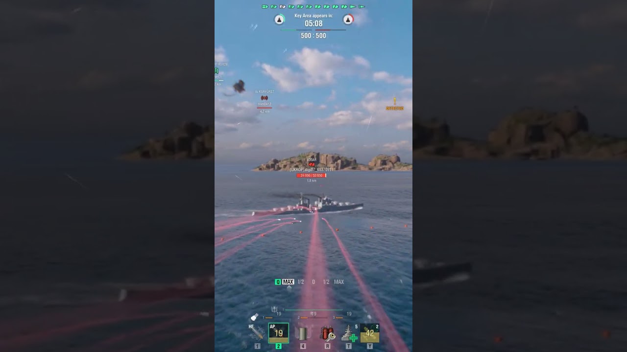 wows YAMATO Strongest Battleship World of Warships #wows #worldofwarships #gaming