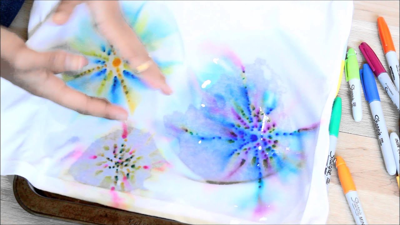 DIY: Easy Sharpie Tie Dye T- Shirt :)
