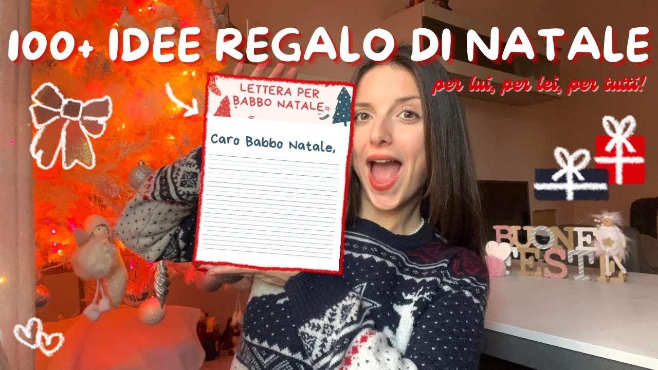 100+ IDEE REGALO DI NATALE | per lui, per lei, per tutti!