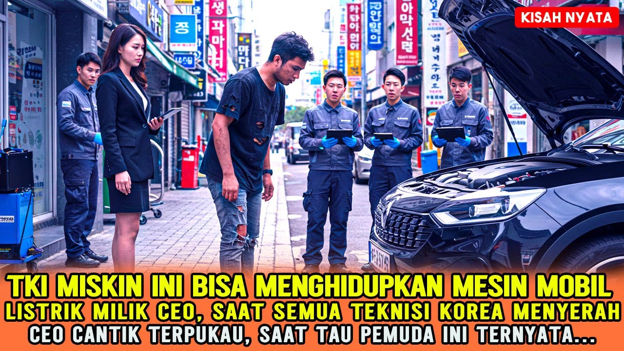 TKI DIANGGAP REMEH‼️TAPI BISA HIDUPKAN MOBIL MILIK CEO KOREA, SAAT SEMUA TEKNISI MENYERAH, TERNYATA❗