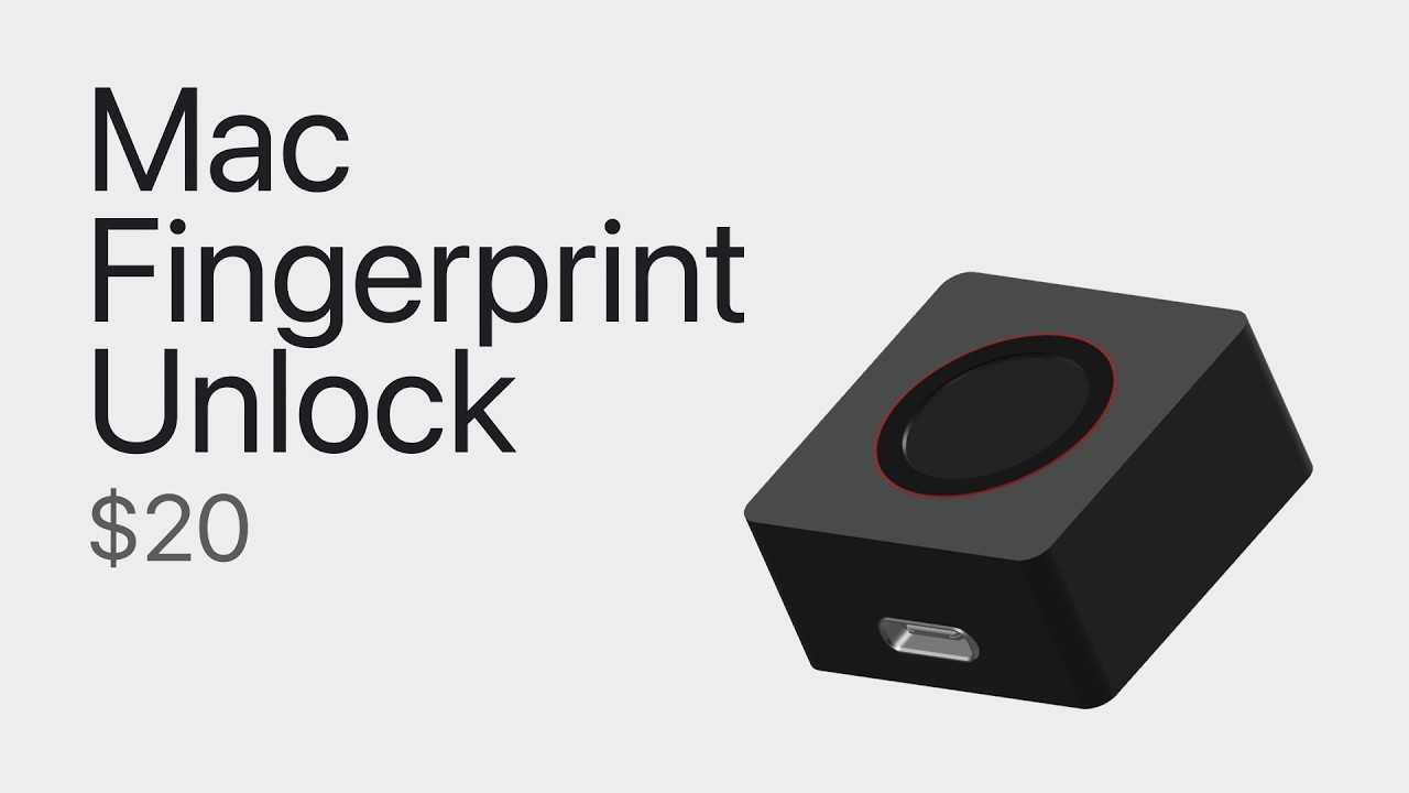 I built the device that Apple wouldn't (Desktop Touch ID)