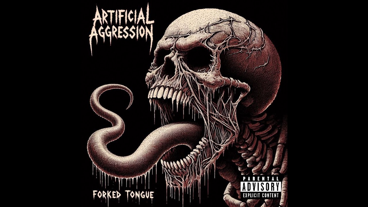Artificial Aggression - Forked Tongue FULL LENGTH AI GENERATED GROOVE METAL ALBUM