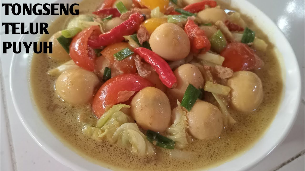 TONGSENG TELUR PUYUH  | ENAK DAN SIMPEL