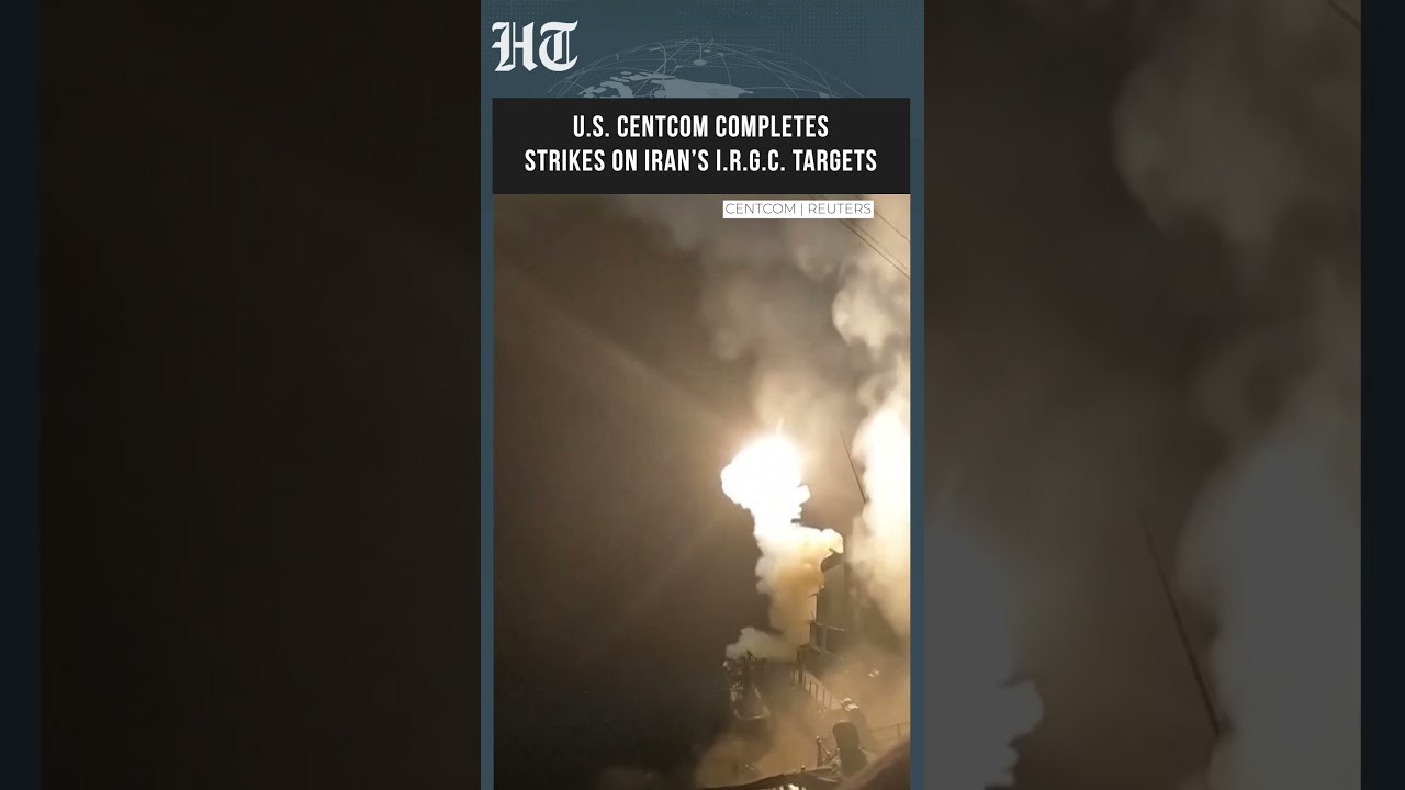 US CENTCOM Completes Strikes On IRGC Targets As Middle East Tensions Escalate Further | #shorts