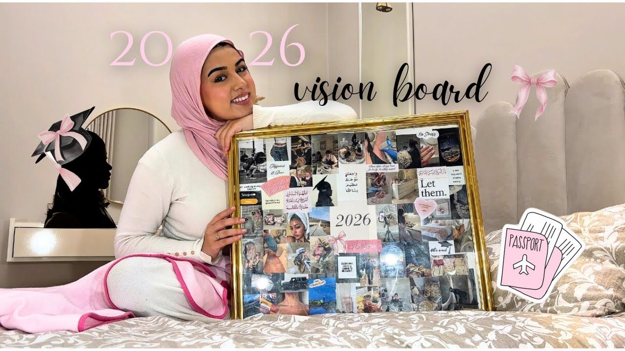 Soft life loading… 2026 vision board💐 أجيو نكتبوا لوحة الأهداف ✨ حياة هادئة بإذن الله
