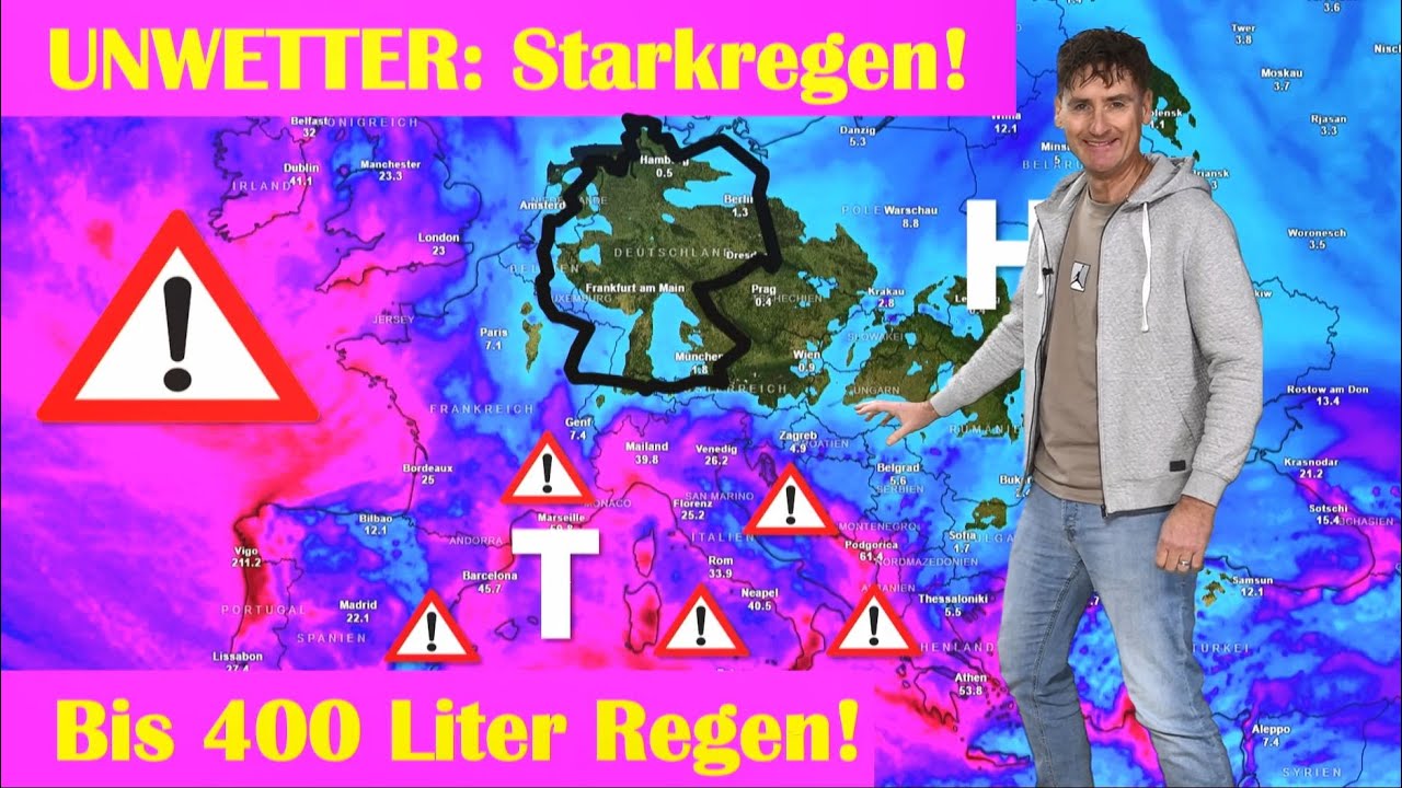 Unwetter durch Starkregen und Überschwemmungen! Bei uns Polarlichter und sonst passiert nix!