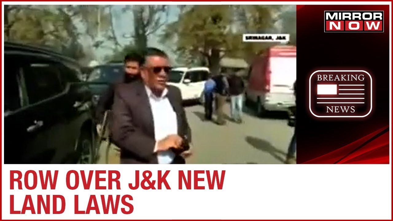 J&K new land laws row, PDP protests against Centre's new land laws