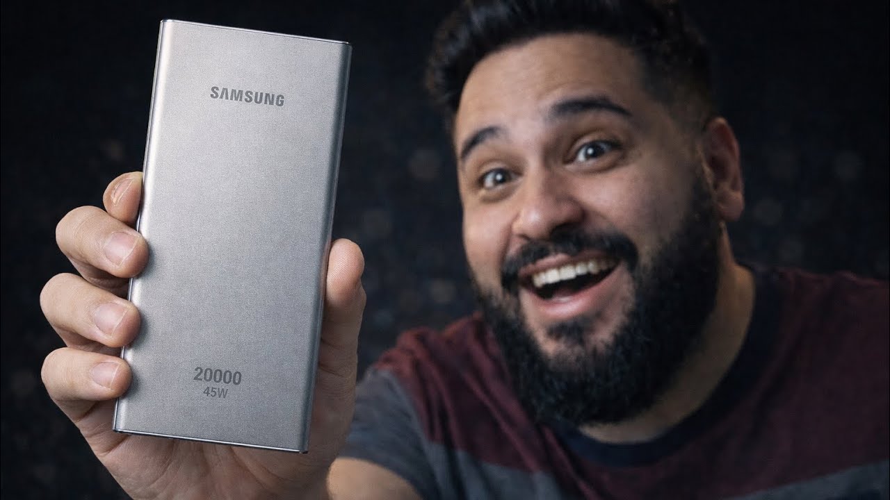 O MELHOR CARREGADOR PORTÁTIL CUSTO-BENEFÍCIO de 2026 - Samsung 45W 20000mAh