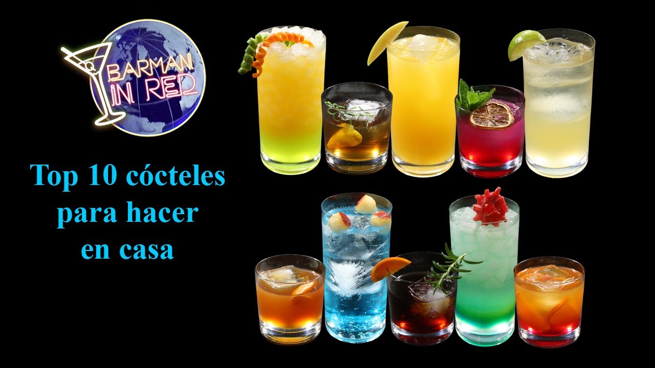 Top 10 cócteles para hacer en casa