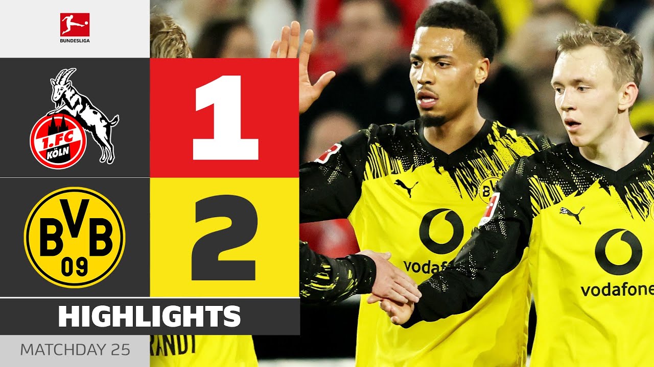 VAR-DRAMA And Red Card! | 1. FC KÖLN - BORUSSIA DORTMUND | Highlights | Bundesliga