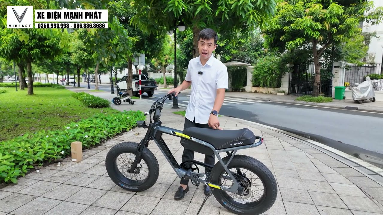 GIỚI THIỆU XE ĐẠP ĐIỆN TRỢ LỰC DRAGON FLY NHÀ VINFAST ĐI 100KM 