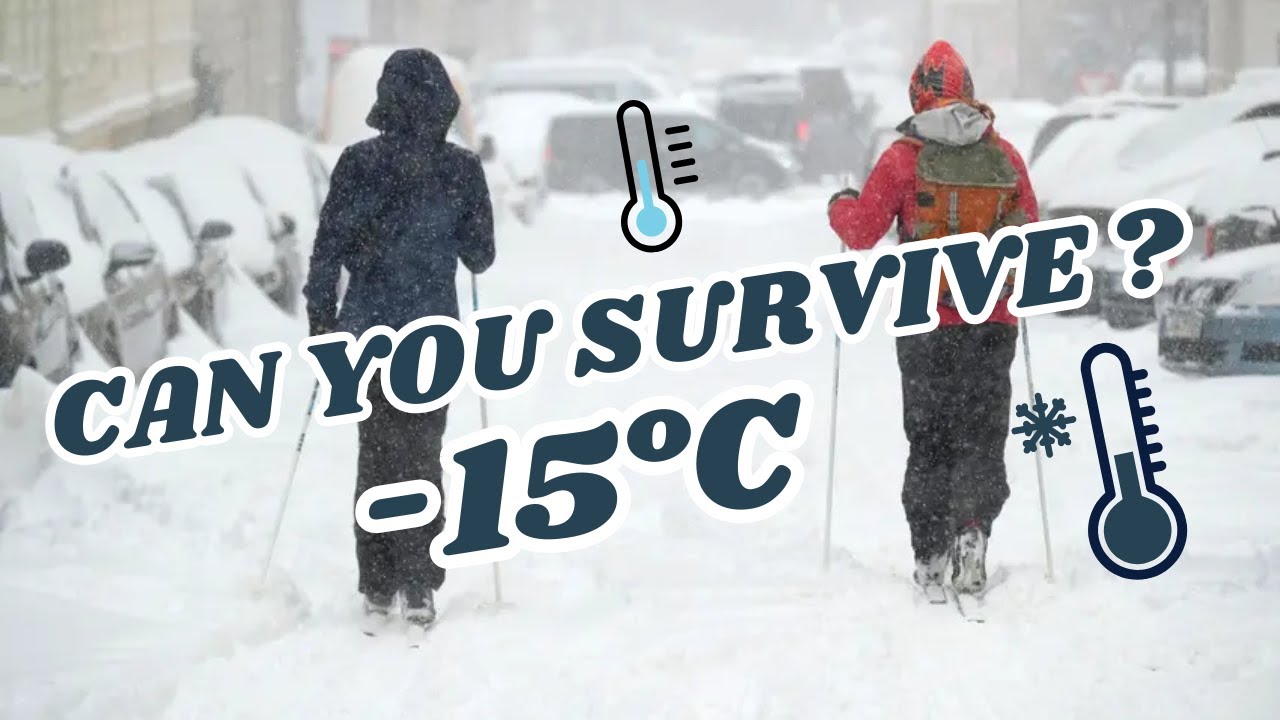 Can You Survive in -15°C🥶? | Snowstorm Aftermath in Germany❄️ | Rostock Winter Scenes⛄| Pure Winter✨