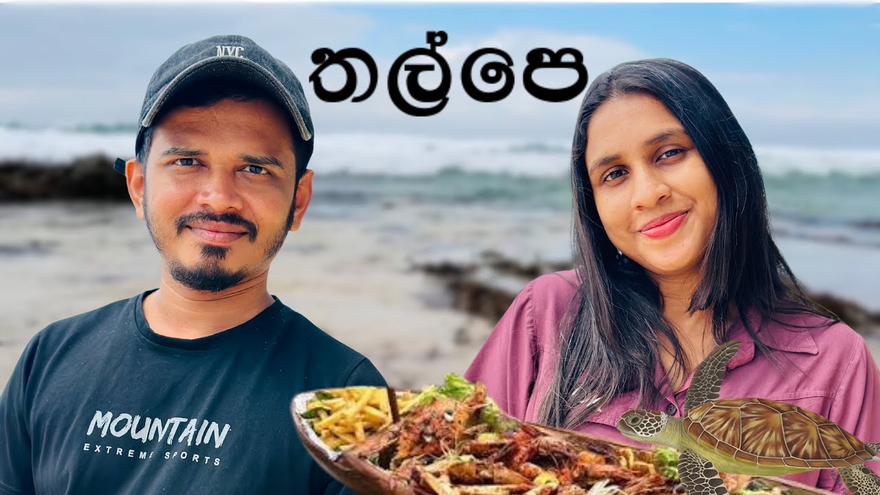 Travel To Thalpe || ලස්සනම Sea View එක තියන Hotel එක.😍|| අදත් Seafood නැවක් කෑවා.😋#foryou #thalpe 