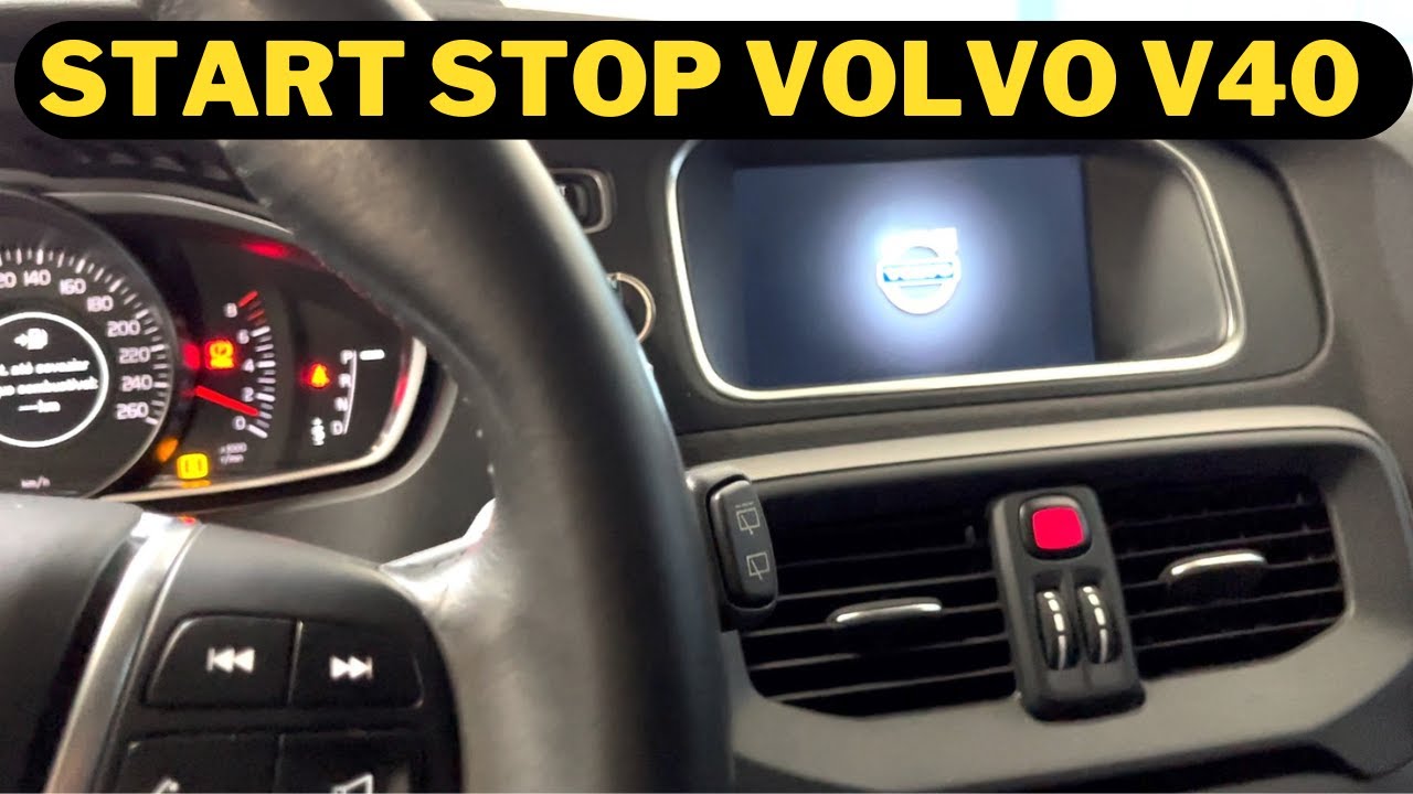 COMO RESOLVER O PROBLEMA DO SISTEMA DE START STOP DO VOLVO V40.