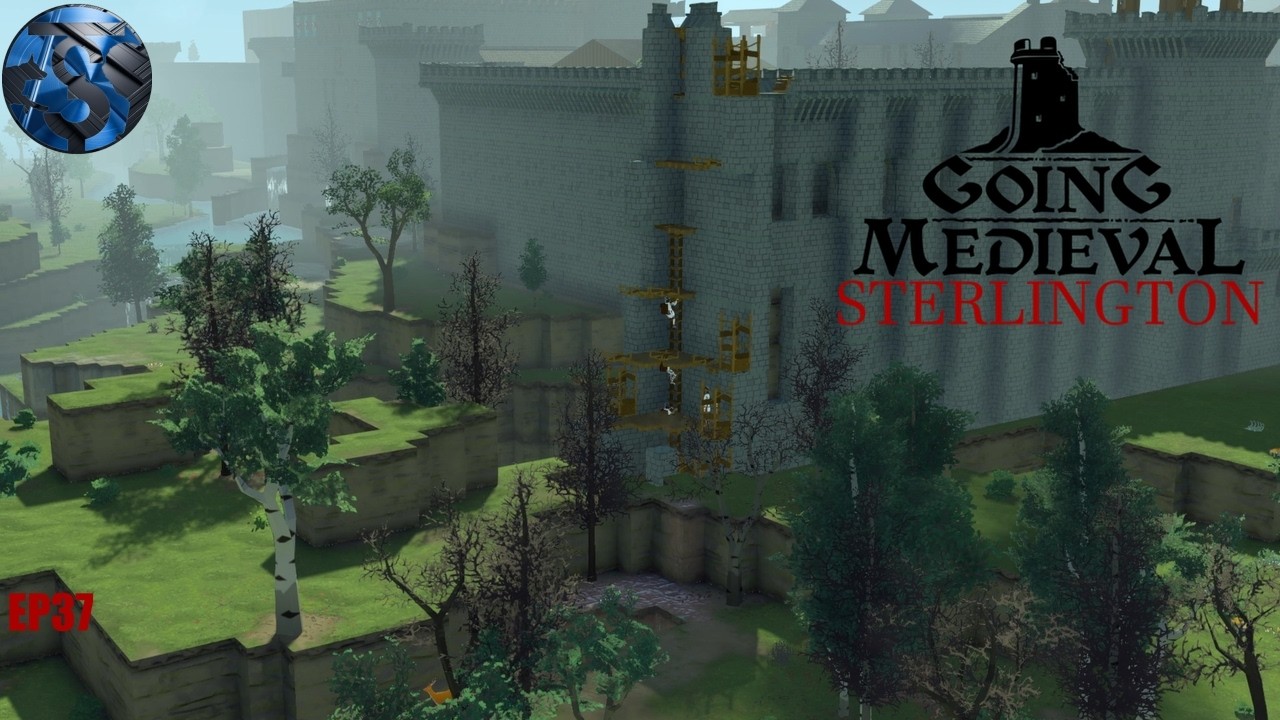 Моя лучшая стена с водопадом на данный момент — Going Medieval Sterlington EP38