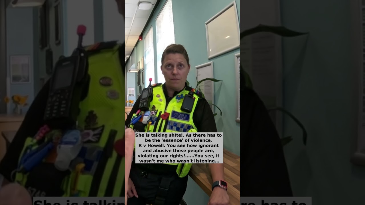 2of3 POLICE ABUSE OF POWER!- UNLAWFULL THREAT OF ARREST. As I peacefully try to get answers at DVLA.