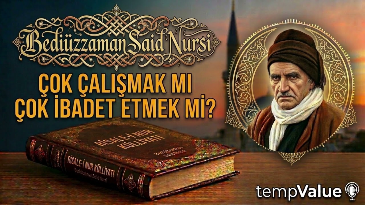 Said Nursî Kısa Sohbetler | Çok Çalışmak mı Çok İbadet Etmek mi?