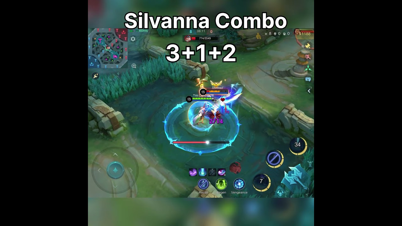 ✅Silvanna = Magic Lock Queen! 🔥 Ult Trap + Burst Combo | MLBB Shorts #mlbbshorts #mobilelegends