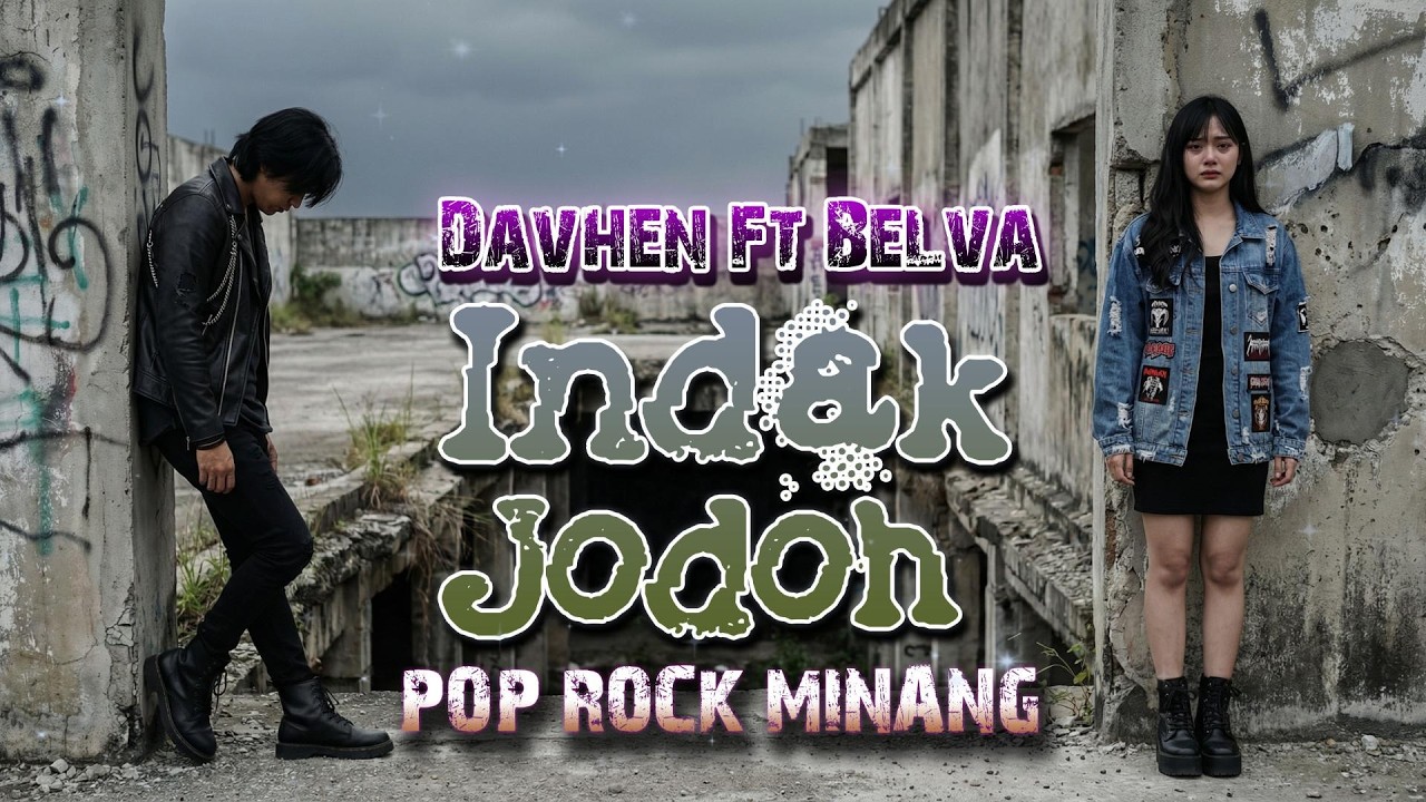 Davhen ft. Belva Kirana - Indak Jodoh (Pop Rock Minang) | Video Lyric Visualizer