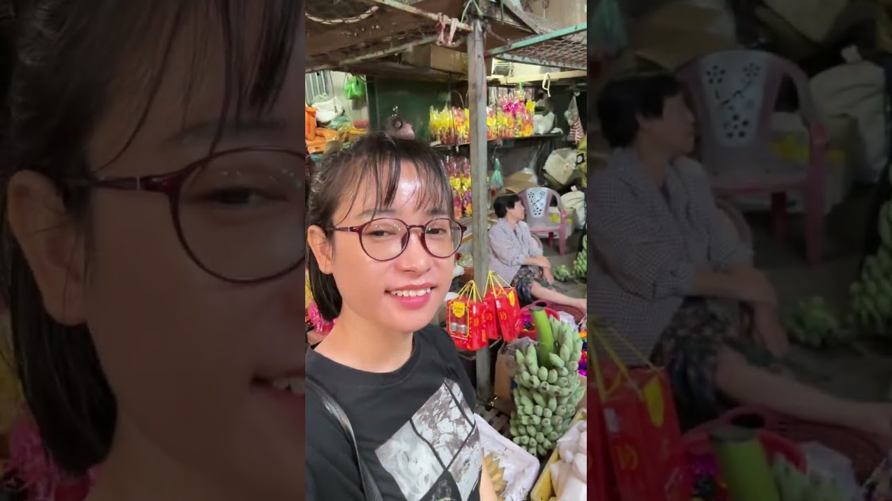 Du xuân chợ Dục Mỹ không khí Tết tràn về #chotet #chohoatet #khongkhitet 