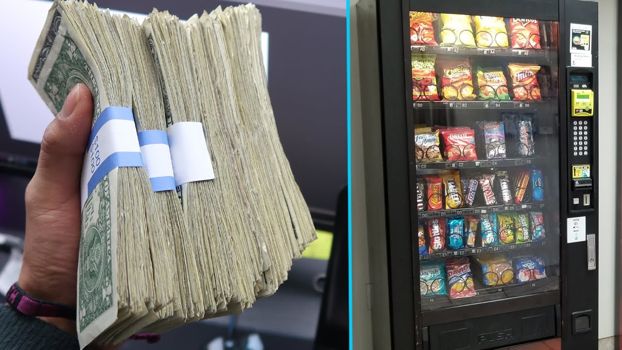 Collecting Money From My 4 Vending Machines!