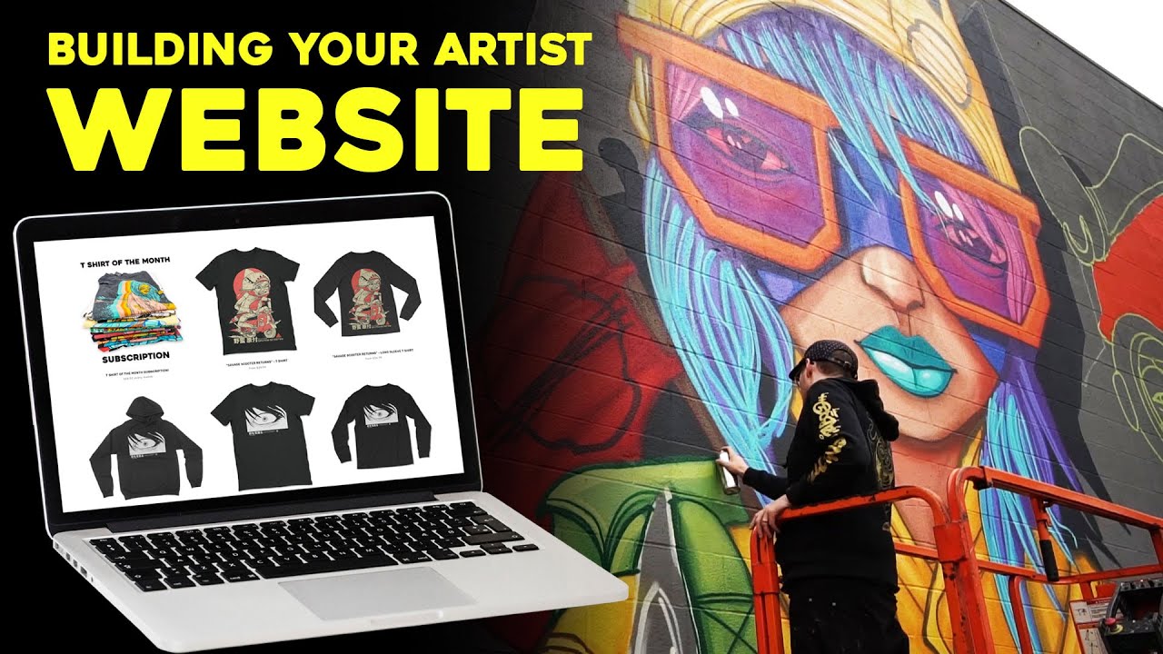 How to Build Your Online Presence - Artist Portfolio & Online Shop