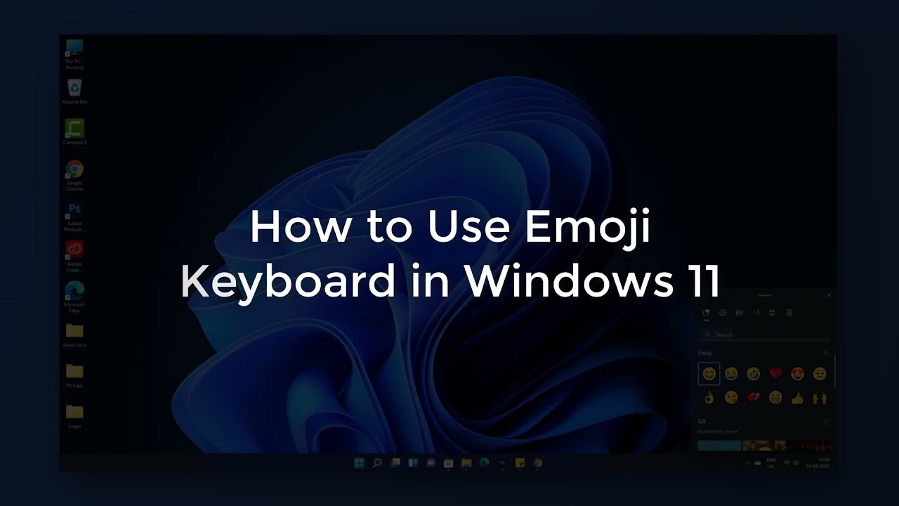 How to use Emoji Keyboard in Windows 11 | Emoji Keyboard Shortcut #Windows11 #EmojiKeyboardShortcut