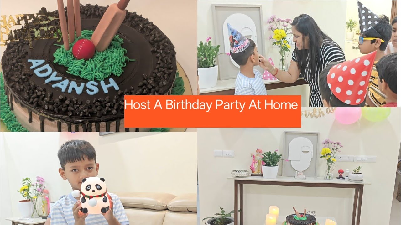 Planning A Birthday Party At Home For Adyansh's 7th Birthday || Snacks,Food,Drinks, Activities 