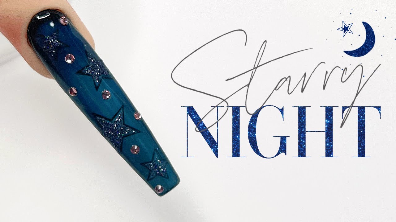Starry Night Nail Art