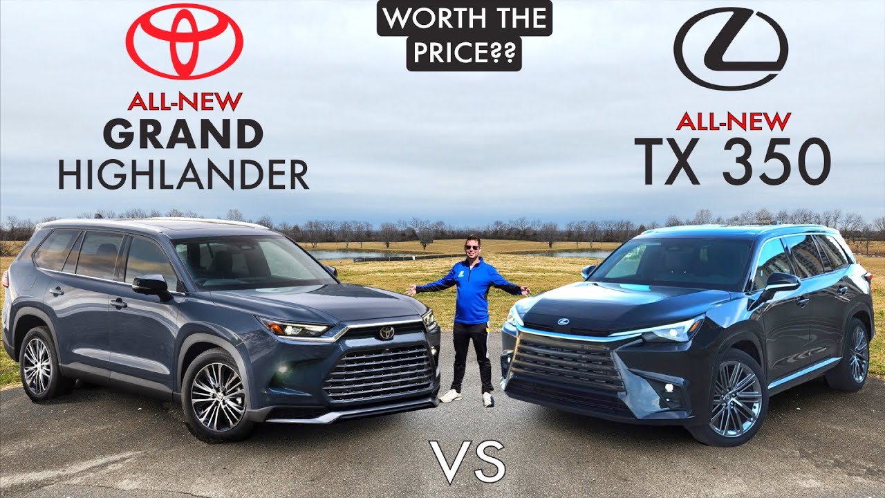 WORTH IT?? -- 2024 Lexus TX vs. 2024 Toyota Grand Highlander: Comparison