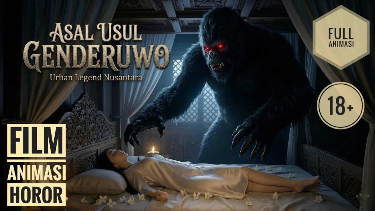 Asal Usul Genderuwo | Film Animasi Horor | Urban Legend Nusantara 