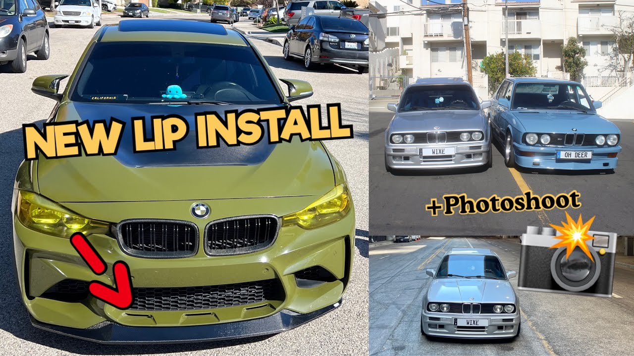 F30 M2 Bumper Lip INSTALL + E30 Photoshoot
