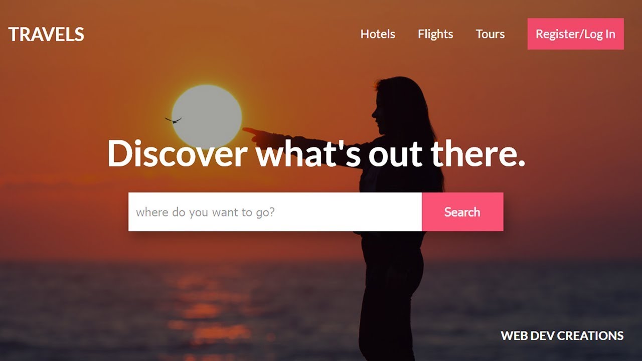 How to create a responsive website using html and css
