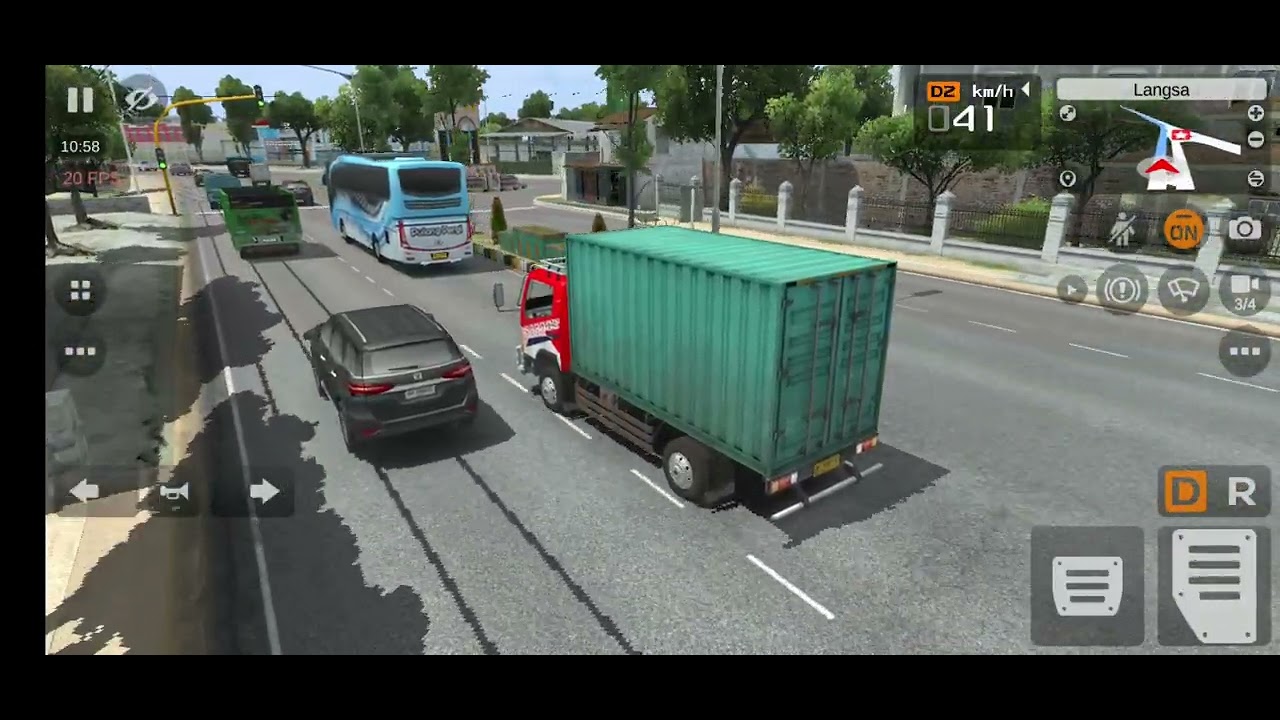 From Langsa To Lhoksumawe Tampomas Delivered Paket for Humanity - Truck Simulator Indonesia - Androi