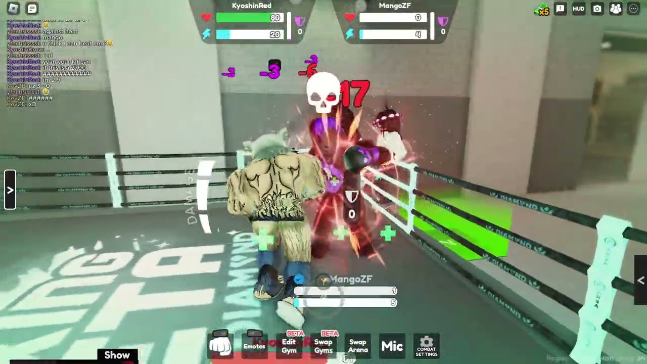 Roblox Boxing Beta / RED VS MANGO (Exposed)