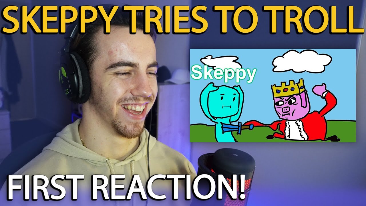 Tdot reacts to Skeppy tries to troll me by Technoblade