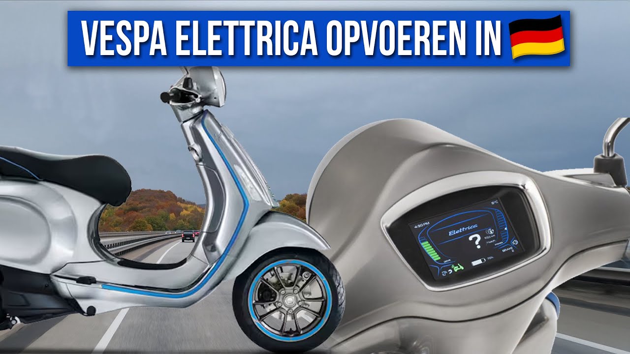 GIGA RIT NAAR DUITSLAND | VESPA ELETTRICA OPVOEREN | VOL GAS MET JOEY