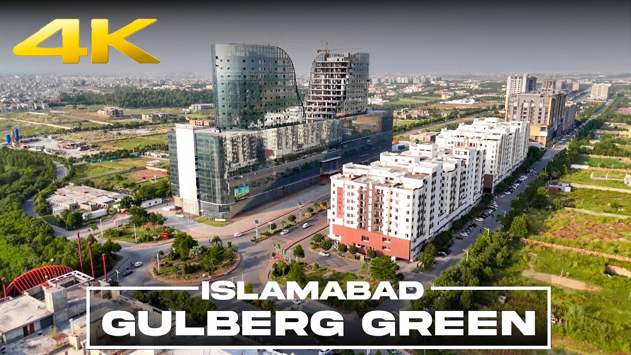 Latest 4K drone video of Gulberg Greens Islamabad || 29 Jan 2025 