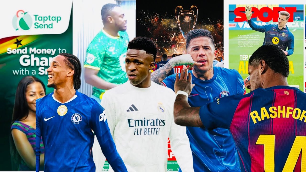 MADRID BEG VINI JR TO,CHELSEA’S PLAN B REVEALED,BARCELONA 14M AWAY FROM HISYORY,UCL ANALYSIS 