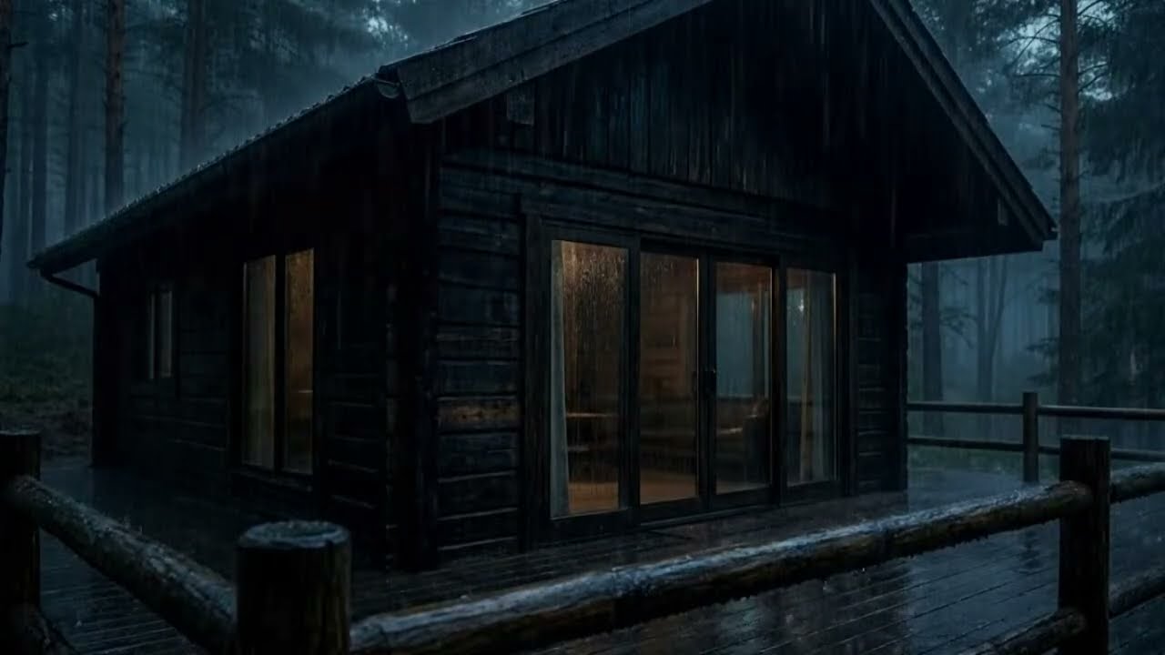 Forest Rain at Night for Sleep  Gentle Relaxation & Insomnia Help