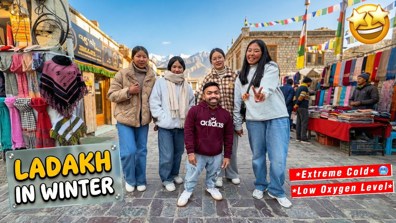 Ladakh in Winter 🤩 | Extreme Cold & Low Oxygen Level